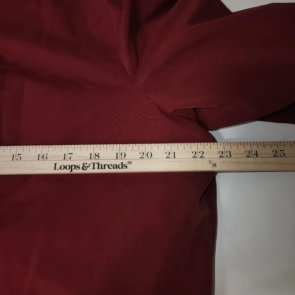 Tudor Court Puffer Jacket Womens M Red Warm full Zip Insulated winter outdoors - Picture 8 of 12